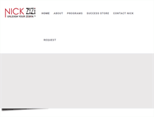 Tablet Screenshot of nickzizi.com